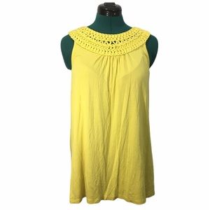 Michael Kors yellow blouse size Large